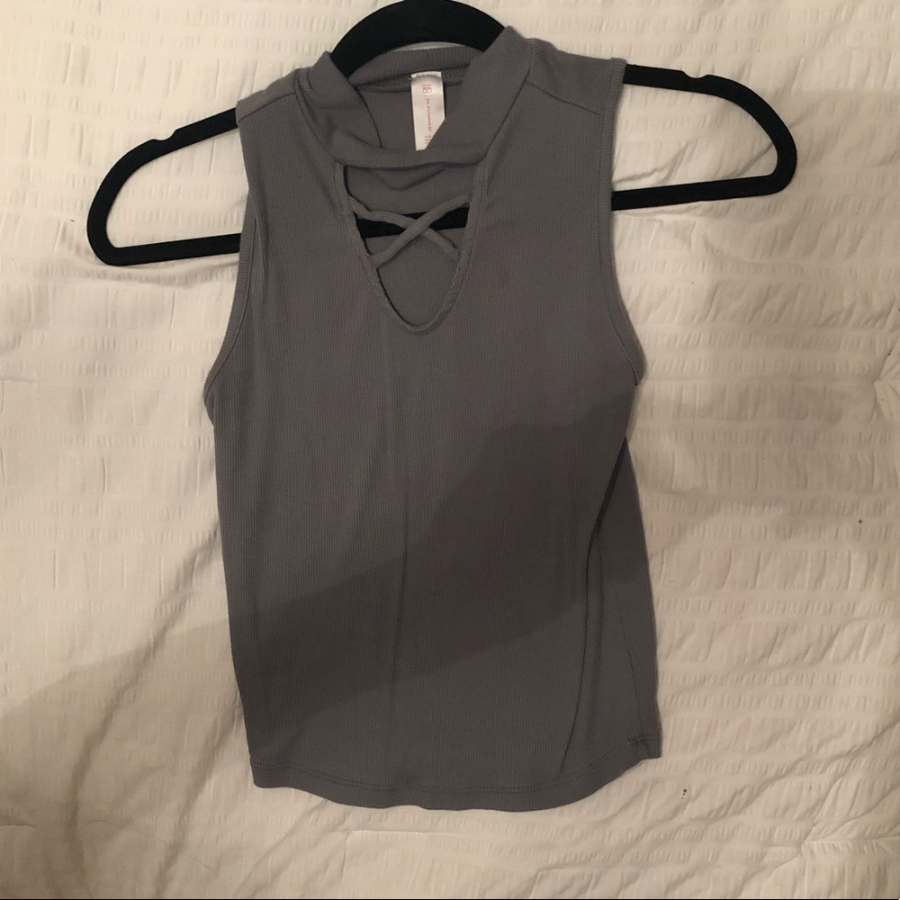 Cut Out Crop Top